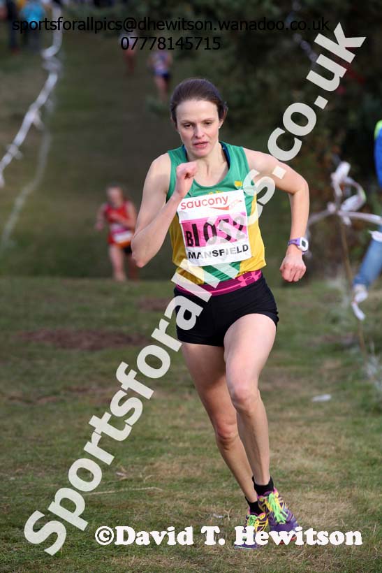 Senior women, 2016 National Cross Country Relays, Berry Hill Park, Mansfield. Photo: David T. Hewitson/Sports for All Pics